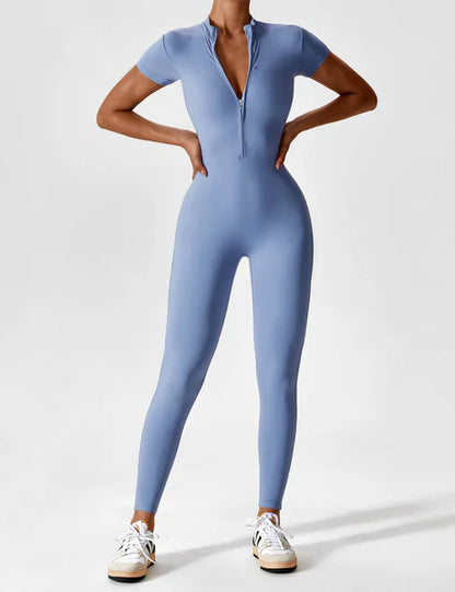 Zipper Jumpsuit Sea