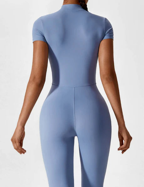 Zipper Jumpsuit Sea