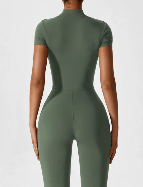 Zipper Jumpsuit Army